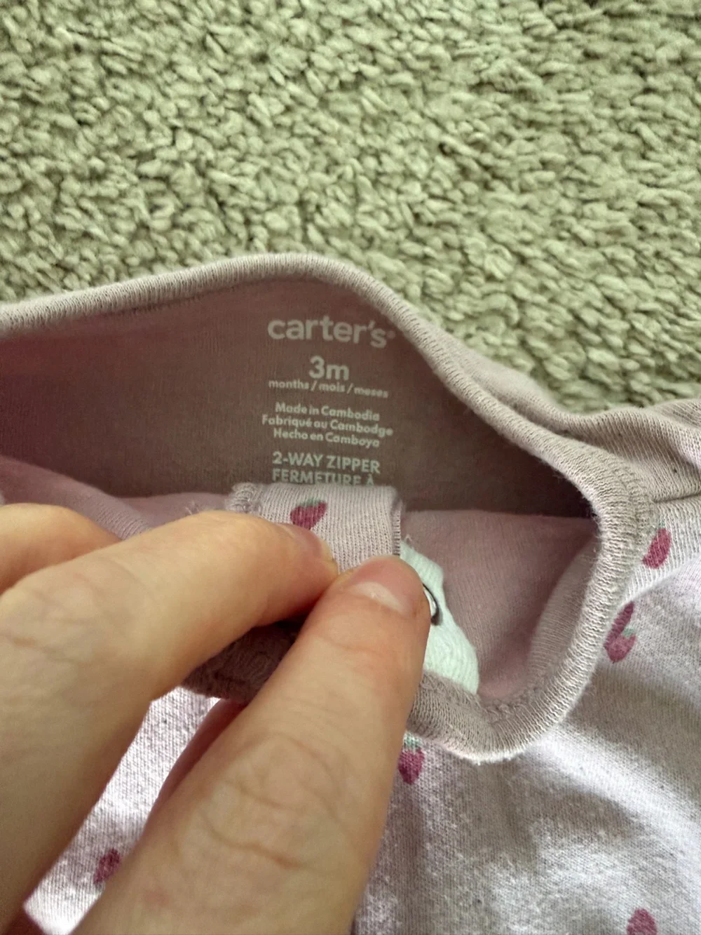 Carter’s Two Way Zipper Footies set of 2